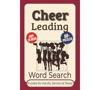 Cheerleading Word Search Puzzle Book: Word Searches with Bold, Clear-to-Read Print Featuring Cheerleading, Chants, Routines, and More | 6x9 inches, ... for Vacations, Holidays, and Downtime Fun.