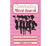 Cheerleading Word Search Puzzle Book: Word Searches with Easy to Read Print about Cheerleading, Cheer Competition Rules, Cheer Stunts and More | 6x9 ... Gift for Coaches, Competitions and Free Times