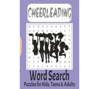 Cheerleading Word Search Puzzle Book: Word Searches with Easy to Read Print about Cheerleading, POM, Cheer, and More. 6x9, 110 pages, 50+ Puzzles.... Gift for Vacations, Holidays and Free Times