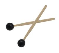 Cheerock 1 paio di mazze per xilofono da 38,1 cm, in legno, con testa in gomma, bacchette per percussioni da 40 cm, per strumenti a batteria in acciaio Marimba Glockenspiel Timpani