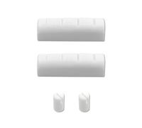 Cheerock Set di 2 dadi banjo in osso, dado a 5° corda e dado a testa per banjo a 5 corde, in osso puro, pre-scanalato, facile installazione, migliora tono e sostegno, accessorio di ricambio