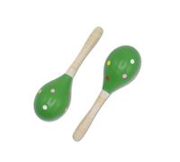 Cheerock Set di 2 maracas in legno per salsa latina, rumba, sonagli a percussione a mano, per ritmo e musica, ideali per gruppi, aule e feste