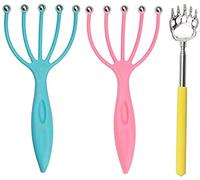 Cheeroyal Paw Massager Massaggiatore per cuoio capelluto in ufficio Home Rilassamento profondo e riduzione dello stress in regali rosa + blu + gialli