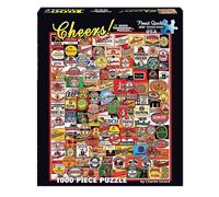 Cheers Birra Etichette 1000pc Puzzle Da Bianco Mountain 760mm x 610mm
