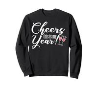 Cheers This is my year Happy New Year Capodanno regalo Felpa