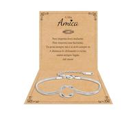 Cheerslife Regalo Amica Speciale Originale Braccialetti Amicizia Bracciale Amica Bracciale Amicizia Donna Regalo Donna Compleanno Laurea Natale