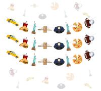 Cheerupp 3 striscioni a tema New York, NYC Cityscape ghirlanda decorazione per lui e per lei, American Landmarks Banner Party Sign per Gender Reveal Baby Shower Birthday Party Decorations Supplies