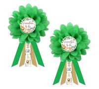 Cheerupp Spille in latta con animali del bosco, con scritta "Grandma To Be and Grandpa To Be", per baby shower, regali per neo nonni, per rivelare il genere, spille per feste, decorazioni per feste