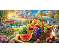 Cheese-and-fruit-platter-with-nuts-and-honey Puzzle per adulti 1000 pezzi Gioco familiare divertente & stimolante Puzzle Sfida di gioco educativo Bellissimo puzzle decorativo 38x52/1000 pezzi