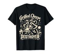 Cheese Destroyer Procione Meme Divertente Compleanno Ragazzi Maglietta