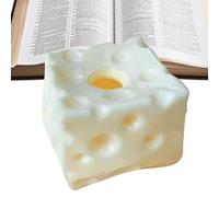 Cheese Fidget - Milk Scented Sensory Pinch Cube Toy, Soft Squeeze Stress Relief Game, Mini Handheld - rilievo cubo | Portable Fun Fidget Toy for Kids Adults Students School Work Travel Birthday