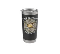 Cheese Lover Curd Nerd Forever Esoteric Dairy Bicchiere termico in acciaio inox doppia parete