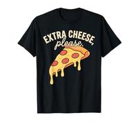 Cheese Lover Pizza Shirt Extra Cheese Please Maglietta