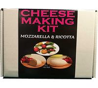 Cheese Making Kit Mozzarella & ricotta, kit per la preparazione del formaggio (etichetta in lingua italiana non garantita), con termometro e sonda inclusi, ideale per uso domestico, regalo stupendo unico