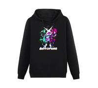 Cheese Scheme Deltarune Hoody Unisex Ptinted Hoodies Long Sleeve Men's Hooded with Pocket Black L