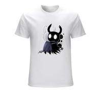 Cheese Scheme Hollow Knight Cool Casual Hollow Knight Crew Neck Unisex Short Sleeve T-Shirt White L