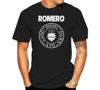 Cheese Scheme Romero Land Night Dawn Day of The Dead Castle Zombie Horror Crew Neck Unisex Short Sleeve T-Shirt L