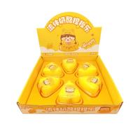 Cheese Sensory Toy Ball - Soft Rising Accent, Funny Food Tool with Classic Look, Resin Layer with Durable Build, Squeeze Styling Compact Feature, Fun Supplies for Adults, Classroom, School, Work, Stud