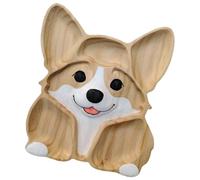 Cheese Serving Board, Dessert Serving Tray, Dog Themed Multi Compartment Salumi Platter for Christmas Birthday Housewarming Hosting Entertaining Kitchen Home Table Decoration