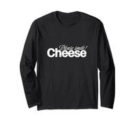 Cheese Si prega di sorridere ridere gioia di vivere ottimista fotografo Maglia a Manica