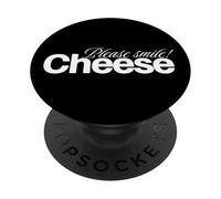 Cheese Si prega di sorridere ridere gioia di vivere ottimista fotografo PopSockets PopGrip Adesivo