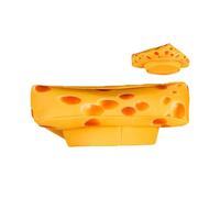 Cheesecake Hat - Fun Soft Novelty Realistic Party Supplies | Food Shape Hat