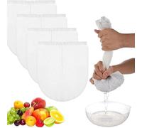 Cheesecloth riutilizzabile a maglia fine, sacchetti di nylon per formaggi, colino multiuso per uso alimentare, filtro per frutta a guscio, tè, birra, succo, per infusione fredda, caffè, yogurt