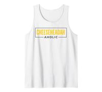 CheeseheadAholic per Appassionati di buongustai e Amanti del Formaggio, Donne e Uomini Canotta