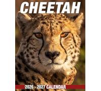 Cheetah Calendar 2026 - 2027: Stay Focused With Monthly Planner Jan 2026 To Dec 2027 Beautiful Photography Us Holidays Ideal For Giving