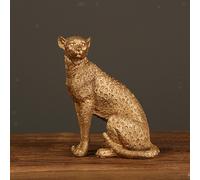 Cheetah Statua Figurine Scultura Home Office Decorazione Ornamenti