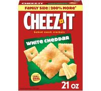 Cheez-It Baked Snack Crackers - Family Size White Cheddar - 21 oz