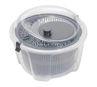 Chef Aid Centrifuga per insalata e verdura in plastica trasparente, capacità 4,4 litri, meccanismo di rotazione facile, 24,5 cm x 16 cm