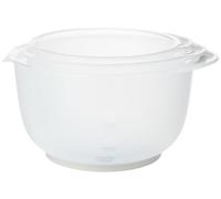 Chef Aid 10E21339 Ciotole di miscelazione, Plastica, Bianco Sporco