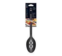 Chef Aid Cucchiaio da portata scanalato in nylon nero, senza BPA, utensile da cucina per l'uso con pentole antiaderenti, ideale per servire e scolare un'ampia selezione di alimenti, disponibile in