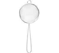Chef Aid Setaccio in metallo con manico lungo 7 cm, strumento essenziale da cucina e ideale per scolare, scolare, lavare e un'ampia gamma di alimenti, con una rete fine per una maggiore facilità d'uso
