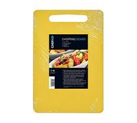 Chef Aid Tagliere in poliestere giallo, superficie antiscivolo multiuso, facile da pulire e lavabile in lavastoviglie con manico, 35 x 25 cm, disponibile in altri colori