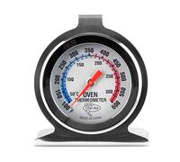 Chef Aid Oven Thermometer Termometro da Forno in Metallo, Acciaio Inossidabile, Bianco