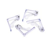 Chef Aid W9315 - Confezione da 4 ganci per tovaglia, bianco