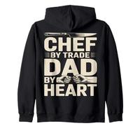 Chef By Trade Dad By Heart Cuoco per la Festa del papà Felpa con Cappuccio