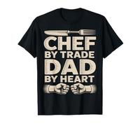 Chef By Trade Dad By Heart Cuoco per la Festa del papà Maglietta