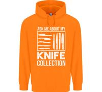 Chef Chiedi Del Mio Collezione Di Coltelli Divertente Felpa Uomo