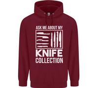 Chef Chiedi Del Mio Collezione Di Coltelli Divertente Felpa Uomo