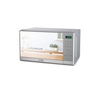 Chef commerciale Microonde piccolo 0,7 cu. Piede - Microonde da piano di lavoro con schermo digitale, forno a microonde in acciaio inox con 10 livelli di potenza, microonde portatile eccezionale