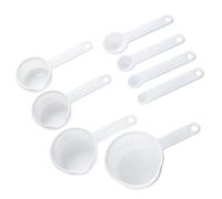 Chef Craft Select Plastic 8 Piece Measuring Set 1/4 tsp 1/2 tsp 1 t