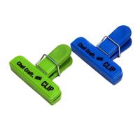 Chef Craft Select Plastic Mini Bag Clip 3 inch width 2 piece set BlueGreen