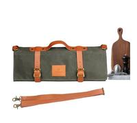 Chef Cutter Roll Bag - Campeggio Ustens Storage Wrap, Tela Coltello di Tela | Impermeabile per Strumenti di Cottura, Porta Ingranaggi Esterni Preparatevi Viaggio di Viaggio Terreno