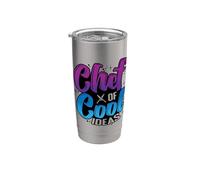 Chef di Cool Ideas Bicchiere termico in acciaio inox doppia parete