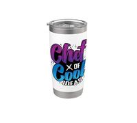 Chef di Cool Ideas Bicchiere termico in acciaio inox doppia parete