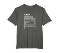 Chef - Funny Chef Nutrition Shirt Fact Nutrition Chef Maglietta