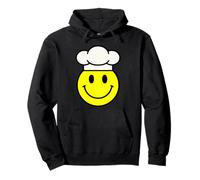 Chef giallo sorriso sorridente felice cucina divertente cucina Felpa con Cappuccio